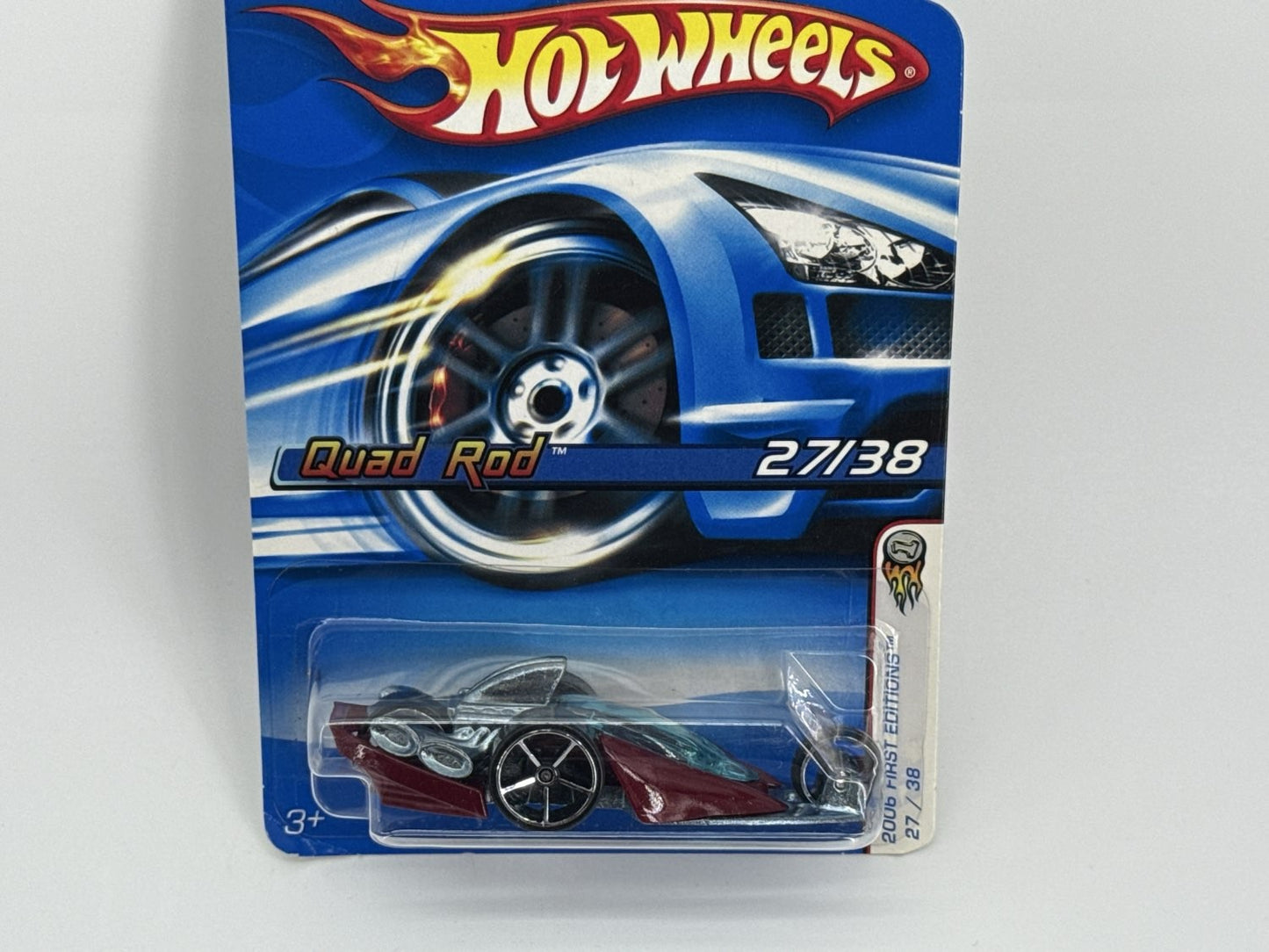 Hot Wheels 2006 First Editions Quad Rod 27/38 Red Car