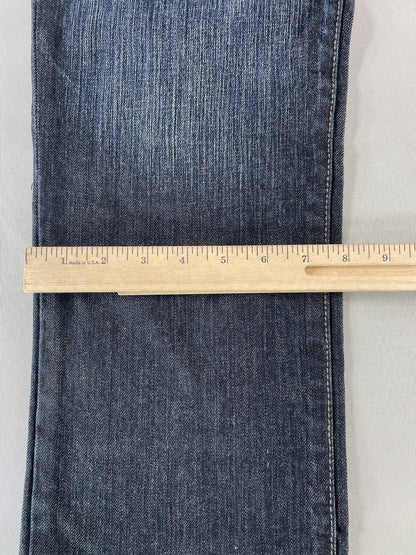 Freestyle Revolution Jeans Womens 20 Dark Wash Stretch Denim Bowie Sand Straight