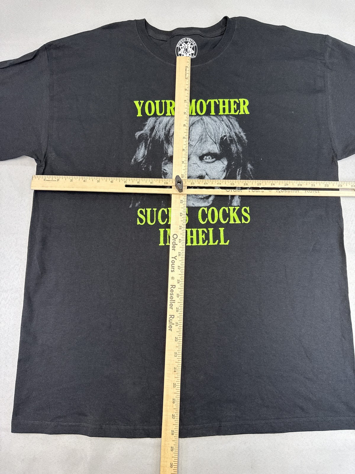 Morbid Empire Merchandise St Exorcist Horror Graphic Tee XL Black Cotton Regular