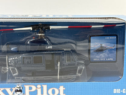 NewRay Sky Pilot 1:48 Bell 412 LAPD Police Helicopter Diecast Model N5929Z