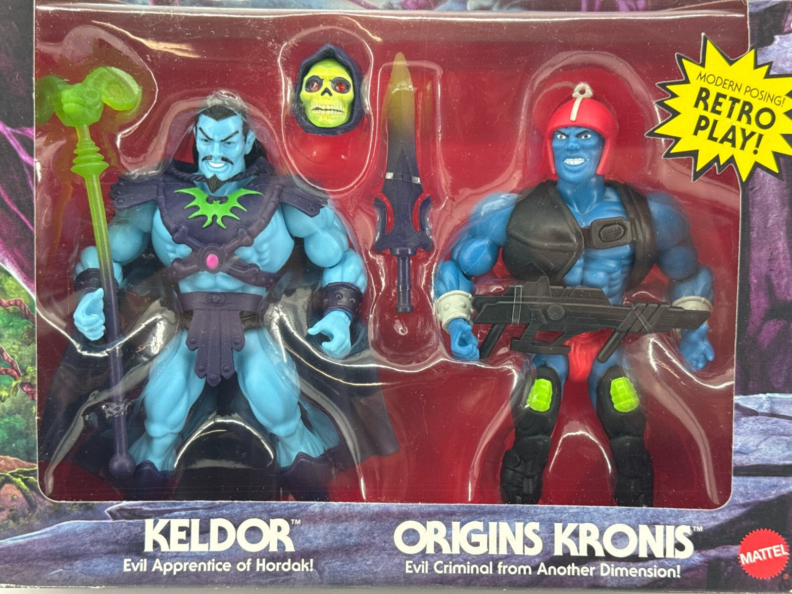 Masters of the Universe Keldor & Kronis Origins 2-Pack Rise of Evil MOC Mattel