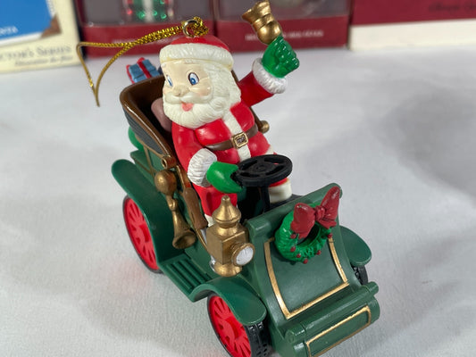 Hallmark Keepsake Ornament Lot 6pc 1991–2008 Vintage Rare Santa Inge Glass Cycli