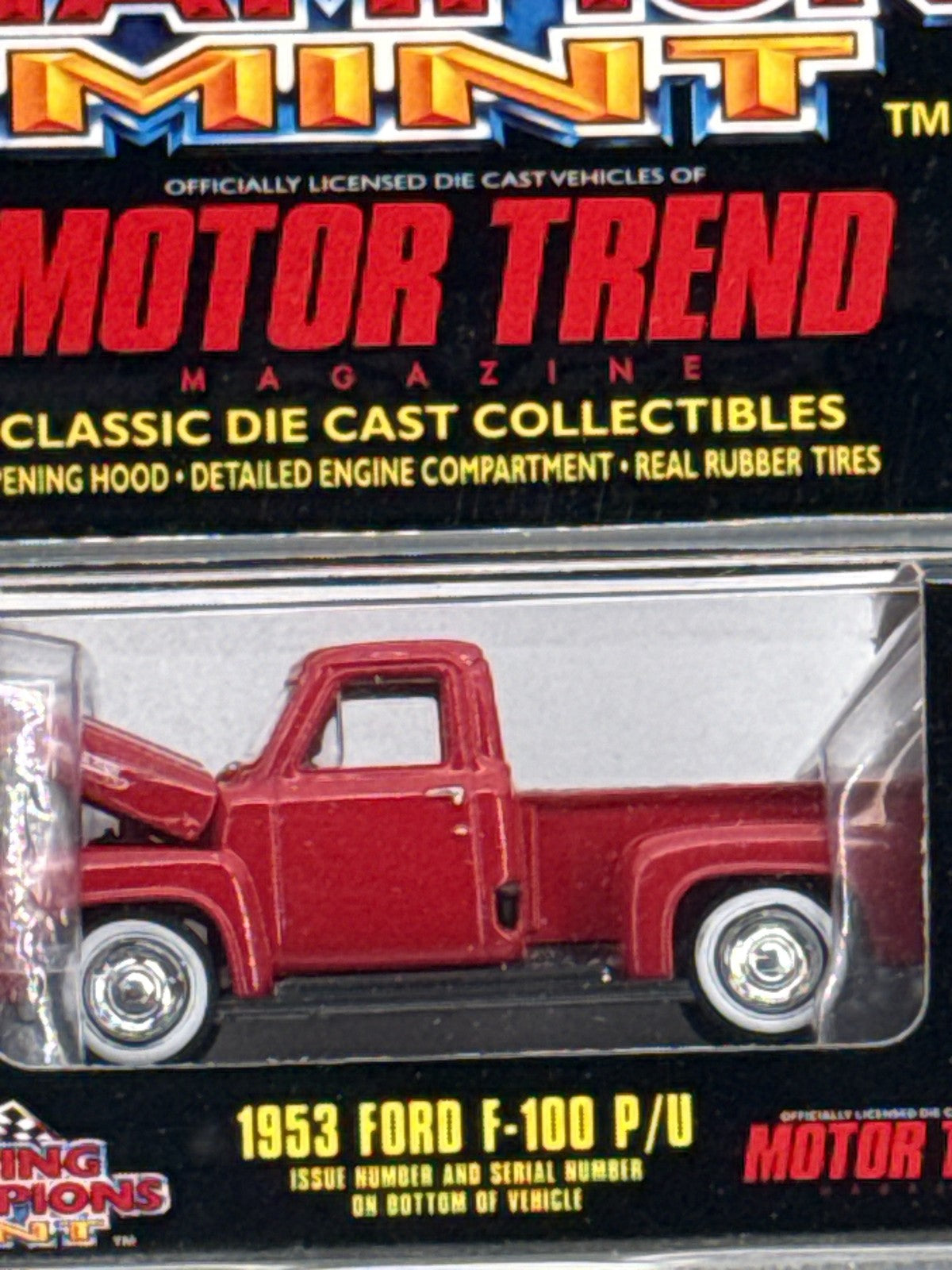 Vintage Racing Champions Mint 1953 Ford F-100 Truck Diecast 1:64 Motor Trend New