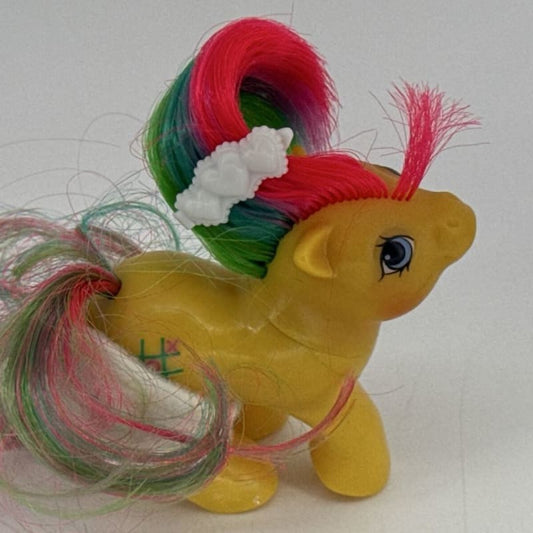 MLP G1 1987 My Little Pony First Tooth Tic Tac Toe Yellow