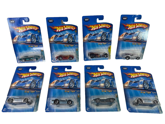 Hot Wheels Drop Tops 2005 First Editions Lot of 8 Cars #022-030 RARE!