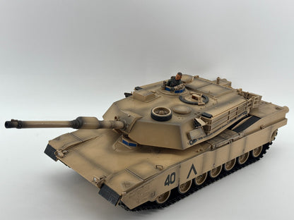 Elite Force M1A1 Abrams Tank 1:18 US Army Desert 2002 BlueBox BBI Realistic Mode