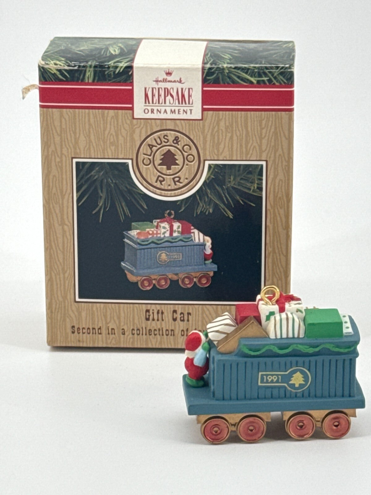 Hallmark Keepsake Claus & Co Train Ornament Set 1997-2000 4pc Locomotive