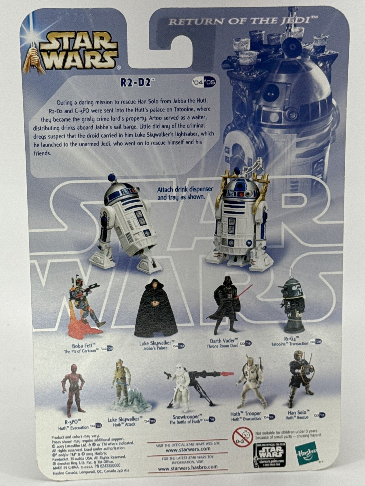 Star Wars Return of the Jedi R2-D2 Jabba's Sail Barge Figure Hasbro