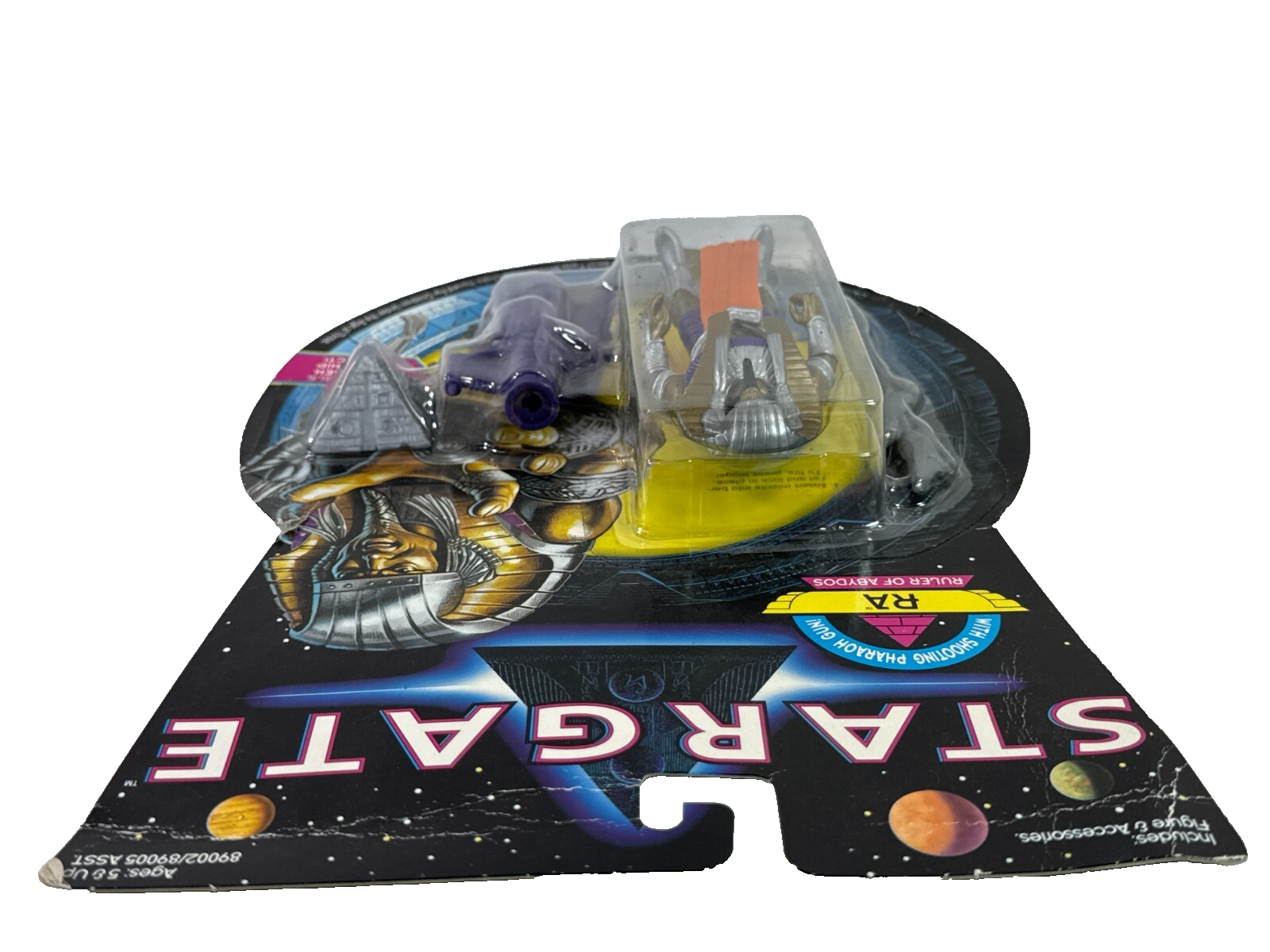 1994 Hasbro Stargate RA Ruler of Abydos Action Figure Carded w/ Accessories