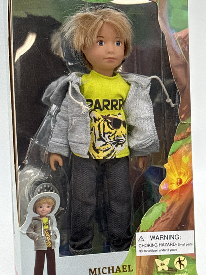 Käthe Kruse Michael Doll Multicolor Inch Plastic Poseable Unisex Children NRFB