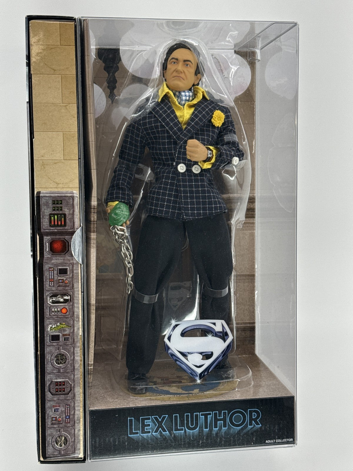 2009 DC Superman Movie Lex Luthor 12" Action Figure Gene Hackman Sealed Mattel