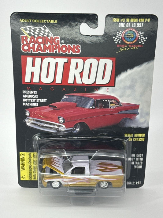 Racing Champions Hot Rod Magazine '96 Dodge Ram Pickup 1:61 Diecast #3