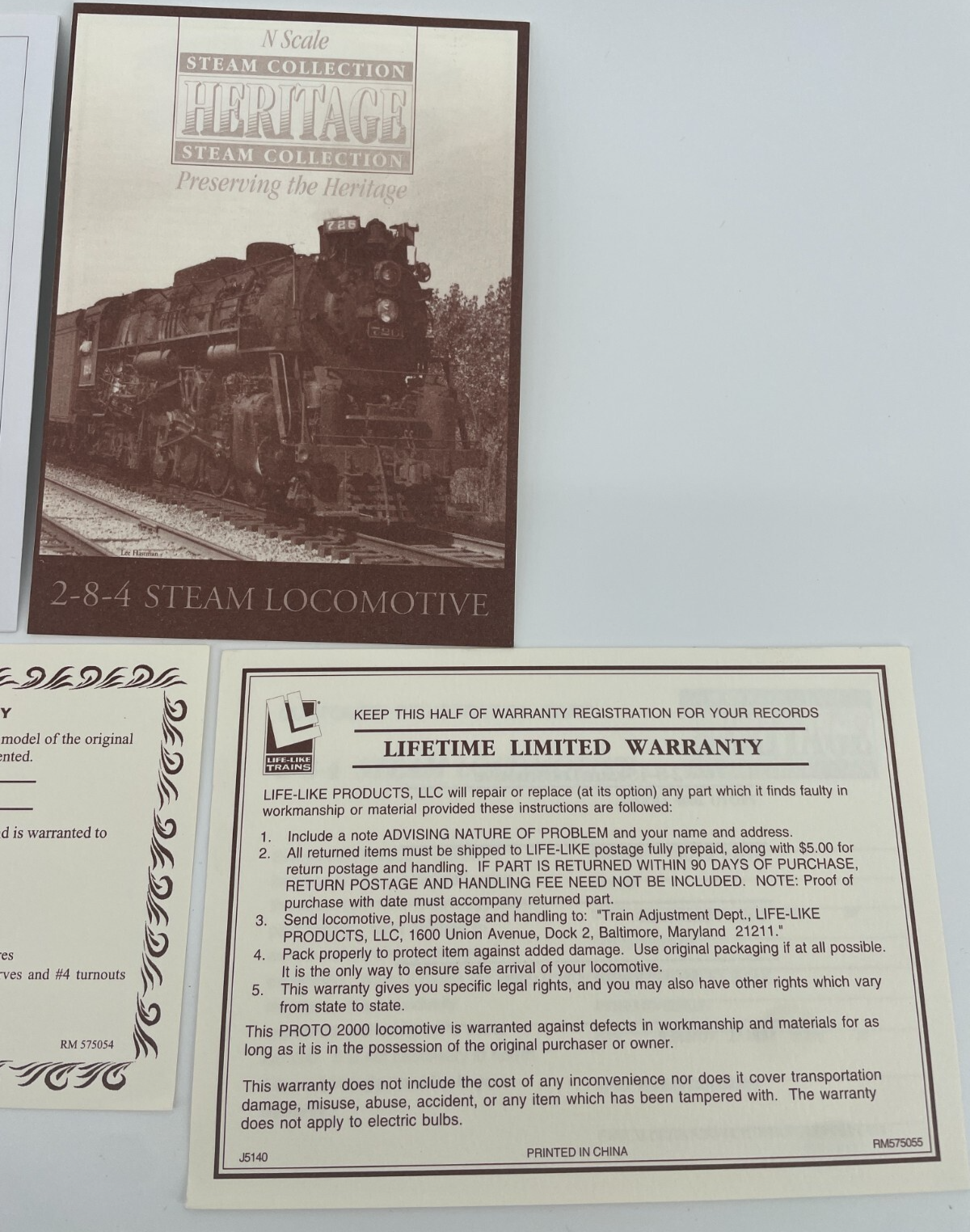 Walthers N Scale Berkshire 2-8-4 Steam Locomotive Virginian #508 OB RARE