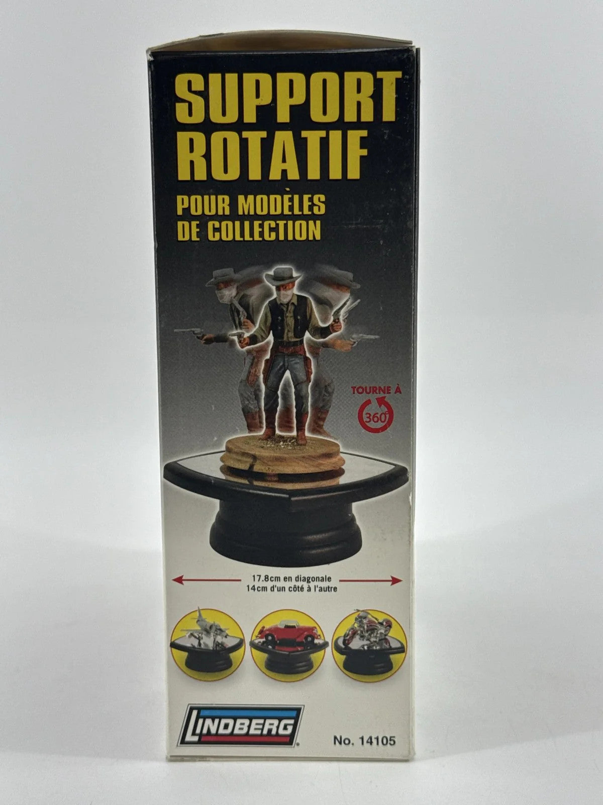 Lindberg Rotating Display Stand Motorized 360° for 1/32 Model Cars 14105 Apparel