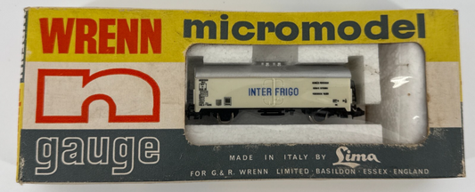 WRENN N Gauge Micromodel 470 Refrigerator Van Swedish Railways INTERFRIGO 3017