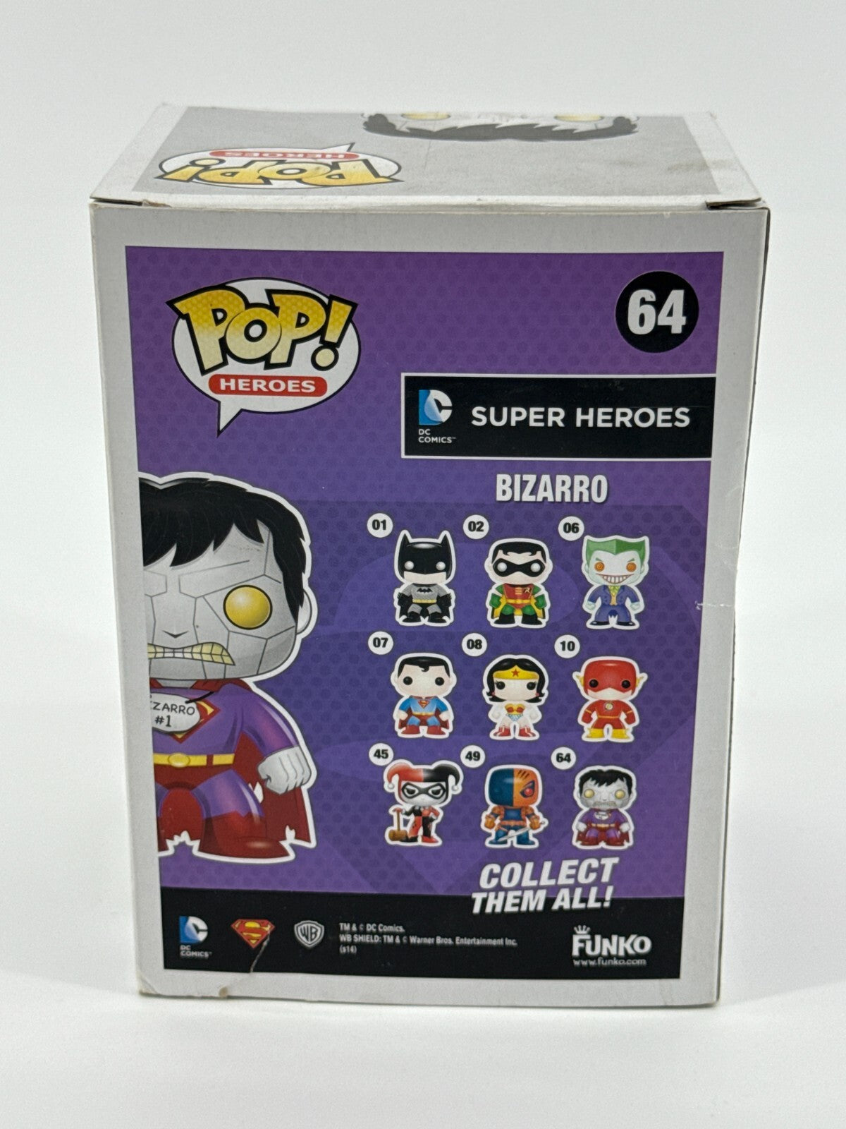 Funko Pop DC Super Heroes #64 Bizarro Vaulted 2014 Vinyl Figure NIB Rare HTF