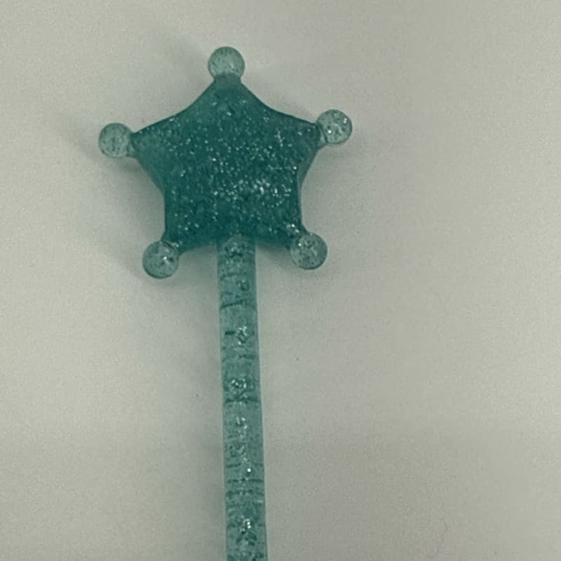 MLP G1 My Little Pony Aqua Glitter Star Wand 80s