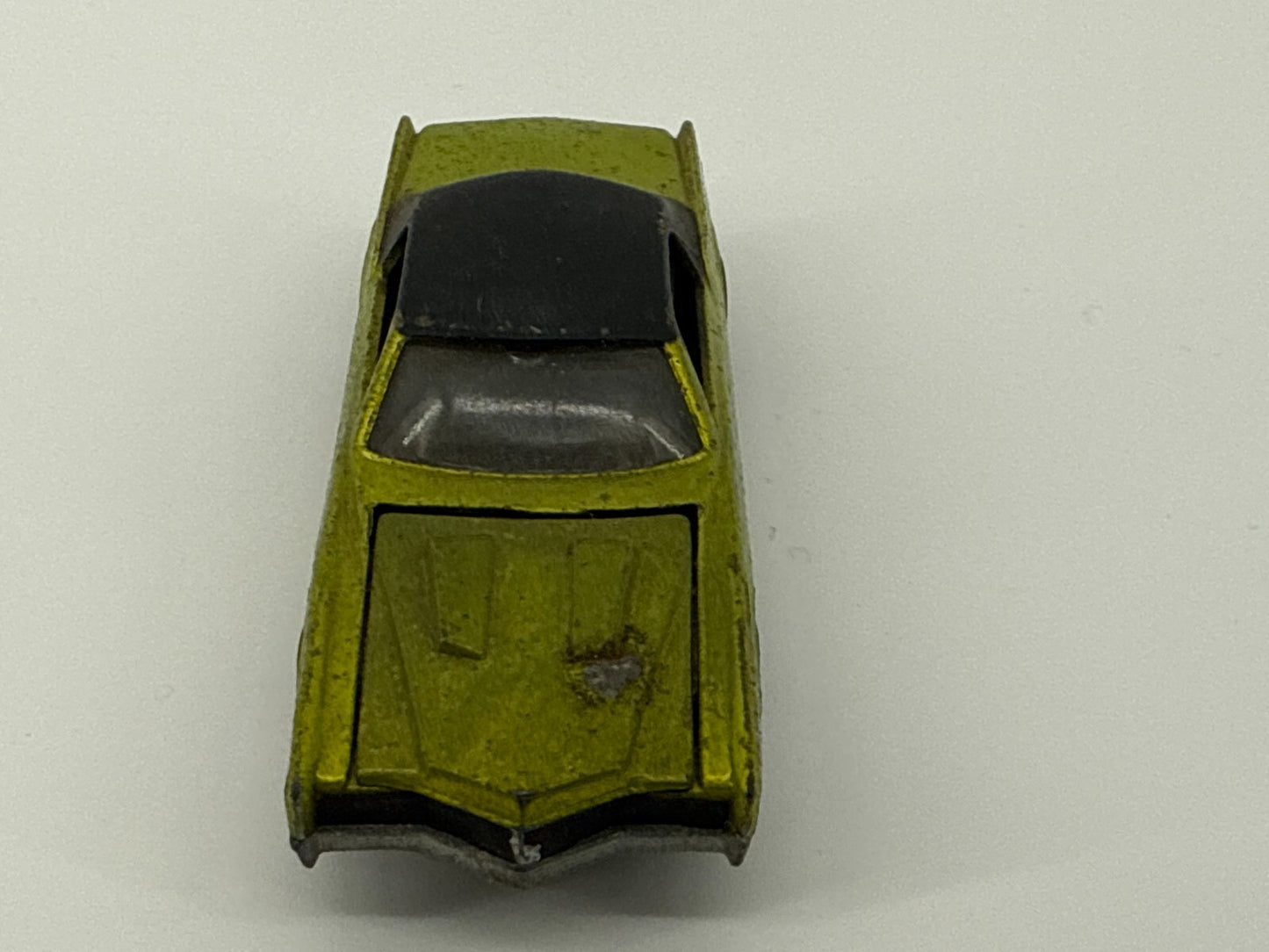 1968 Hot Wheels Redline Custom Eldorado HK Lime w/ Black Roof Loose Original