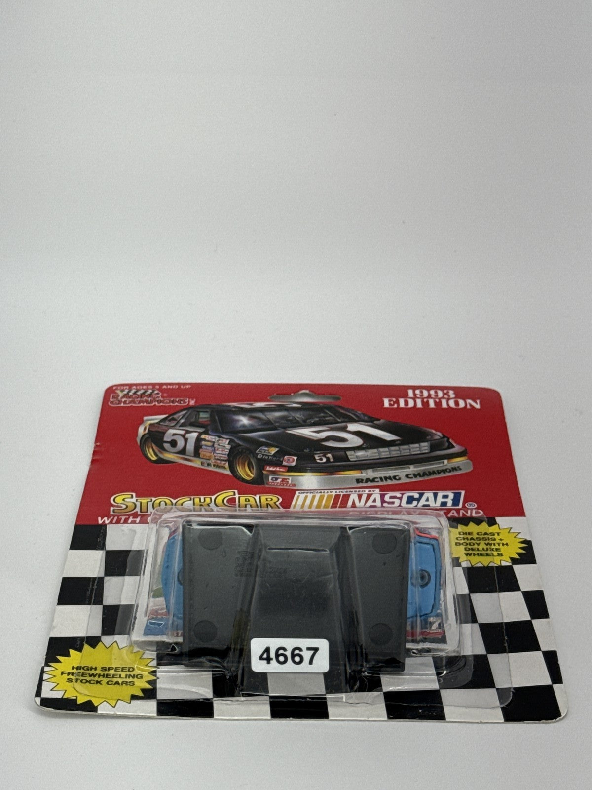 1993 Racing Champions NASCAR #44 Rick Wilson Stock Car 1:64 Diecast w/Card