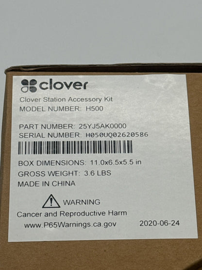 Clover POS Station C500 Printer P550 Kit H500 Bundle w/ Cash Drawer READ