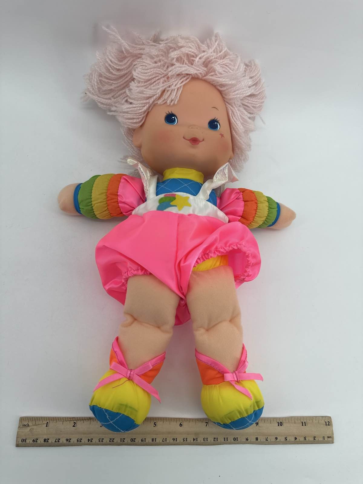 1983 Rainbow Brite Pink Baby Brite Doll 15" Plush Hallmark Mattel