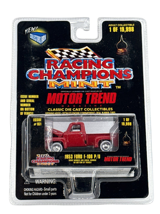 Vintage Racing Champions Mint 1953 Ford F-100 P/U Diecast Truck Motor Trend Red