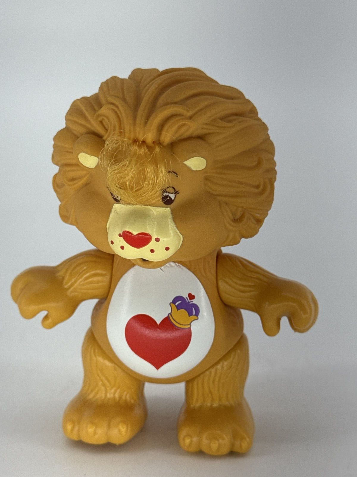 Care Bear Cousins Brave Heart Lion 1985 AGC PVC Poseable Toy