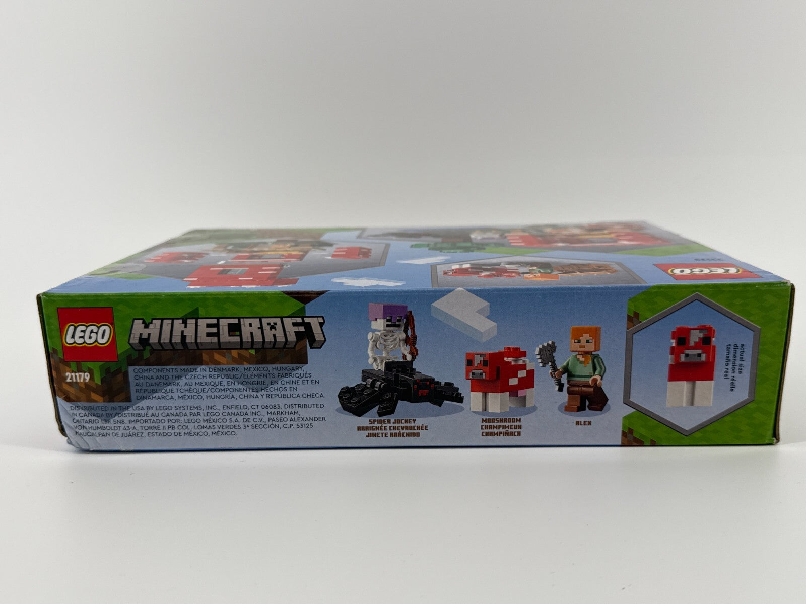 LEGO Minecraft 21179 The Mushroom House Building Kit 272 Pcs Set New Sealed