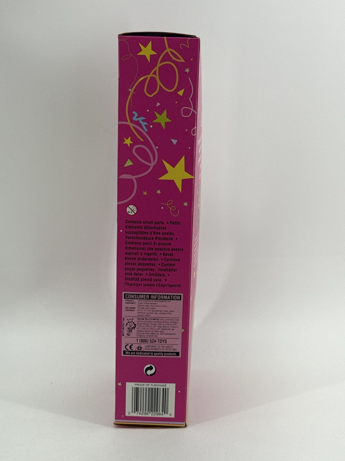 1998 Coca-Cola Party Barbie Special Edition Mattel #22964 NRFB