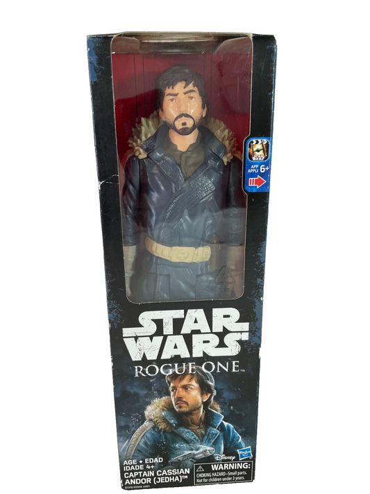 Star Wars Rogue One Captain Cassian Andor Jedha Figure 12" Hasbro