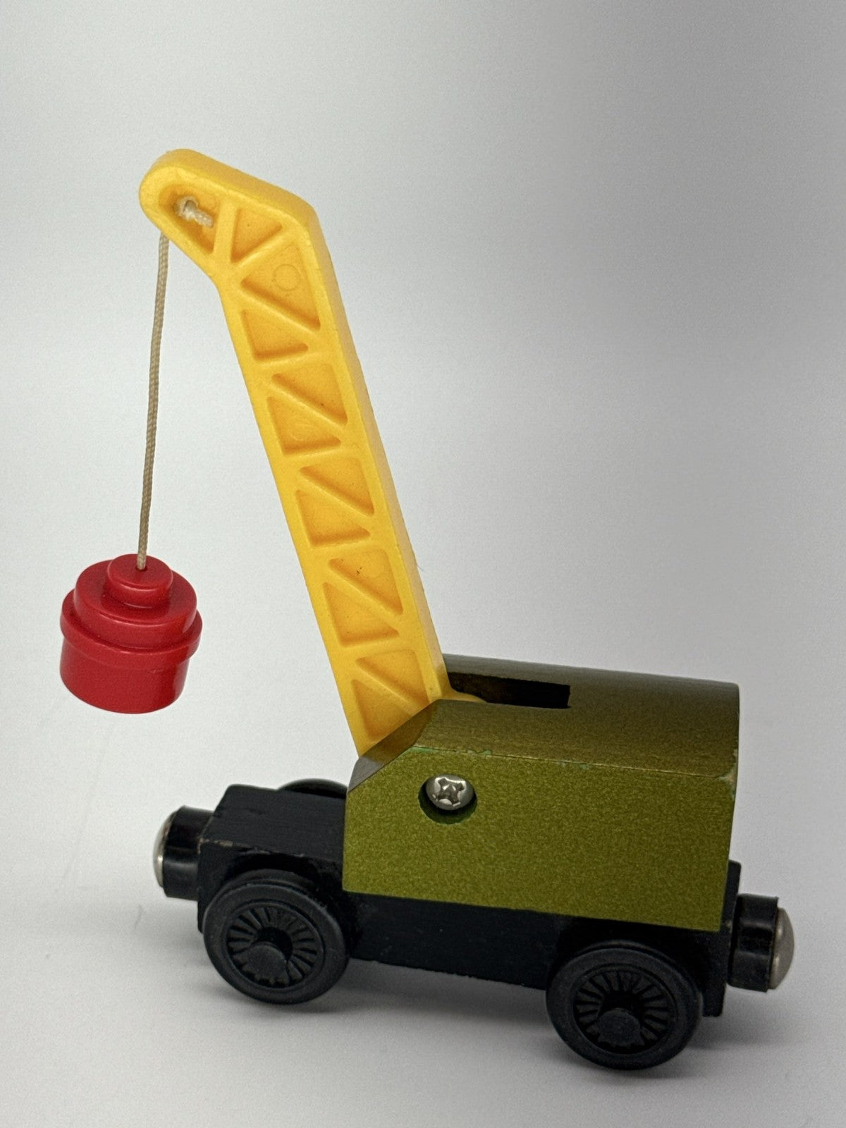 Thomas & Friends Wooden Railway Breakdown Train Crane Car Magnetic Gold