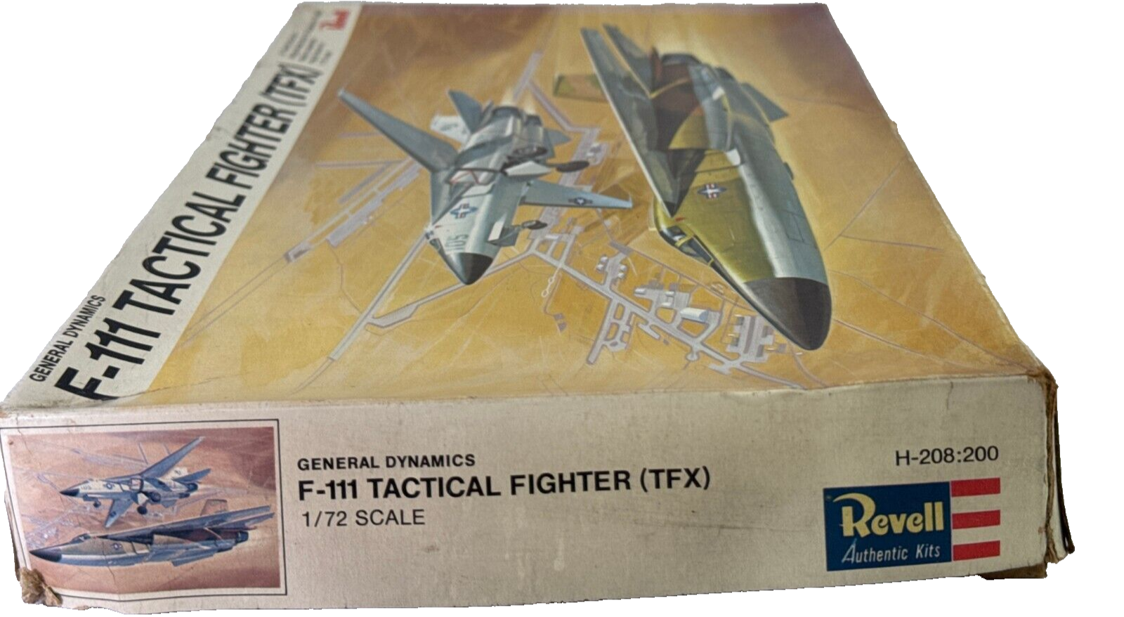 Revell F-111 TFX Tactical Fighter 1/72 Model Kit 1965 Vintage Swing-Wing USAF