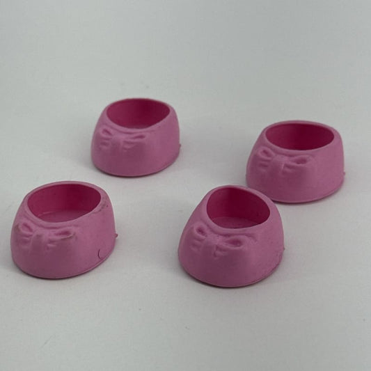 MLP G1 Adult Horse Pink Bow Shoes (4-pc. Set)