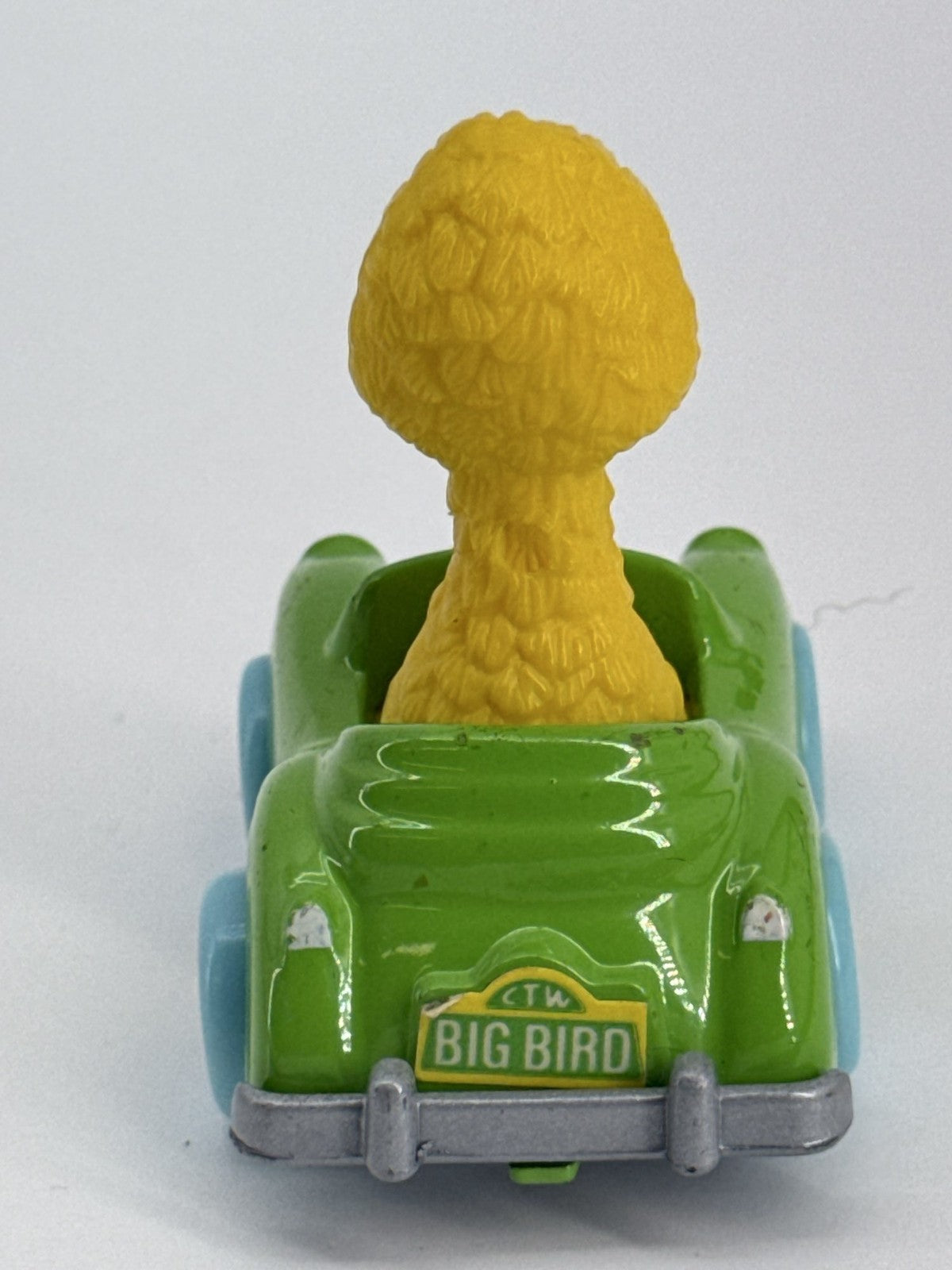 1983 Playskool Sesame St Big Bird Green Diecast Car