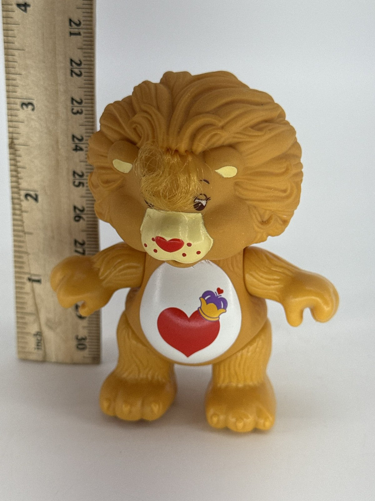 Care Bear Cousins Brave Heart Lion 1985 AGC PVC Poseable Toy