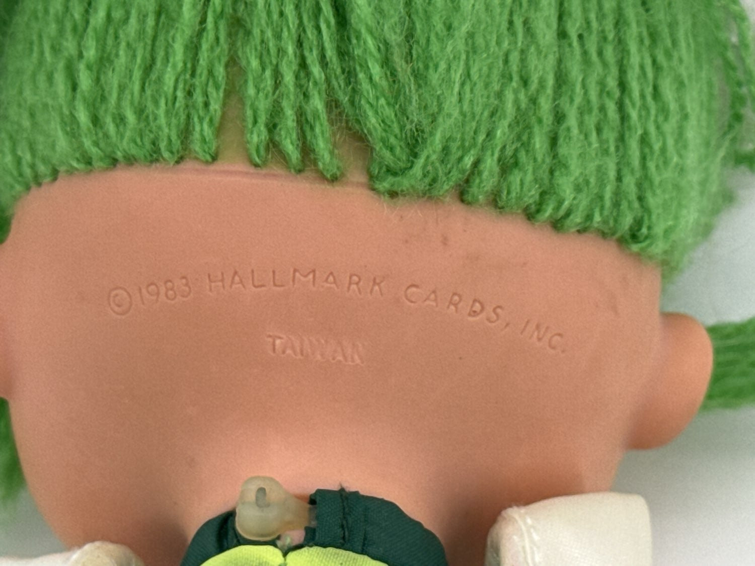 Rainbow Brite Patty O'Green Doll 1983 Hallmark Mattel 10" Yarn Hair