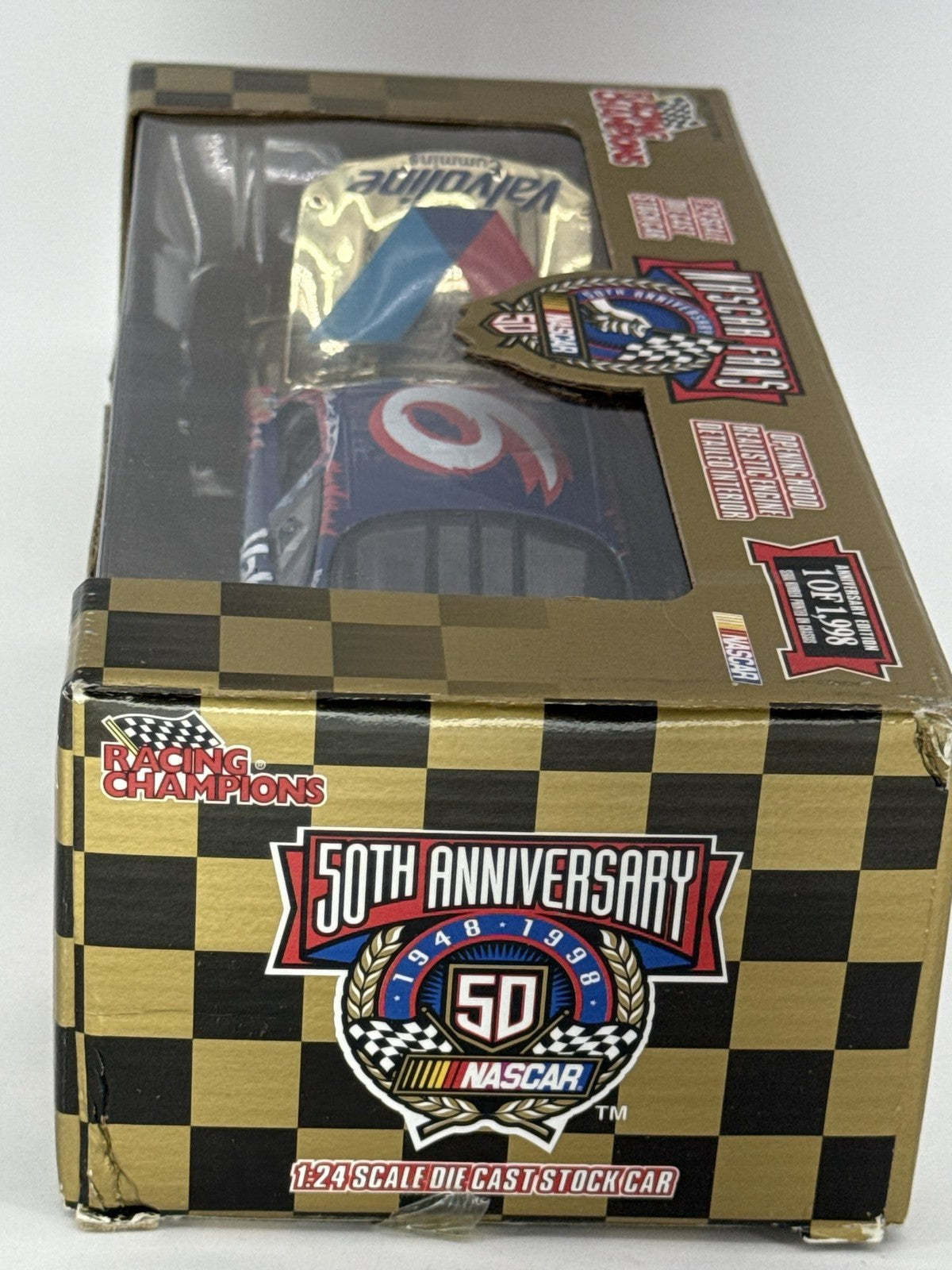 NASCAR 50th Anniversary 1998 Valvoline Gold 1:24 Racing Champions Diecast