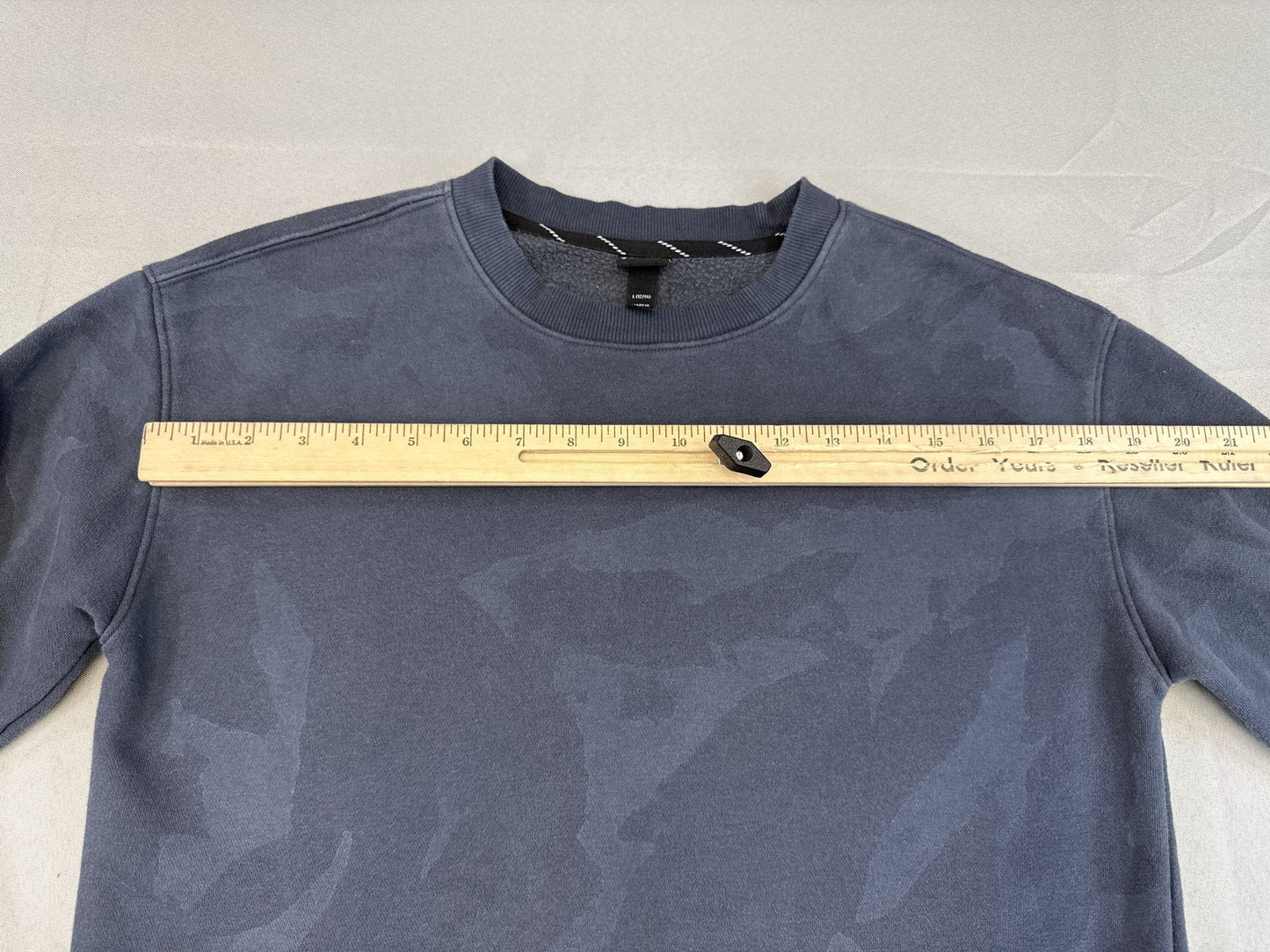 ART CLASS Camouflage Crewneck L (12/14) Sweatshirt Dark Blue Fleece Pullover