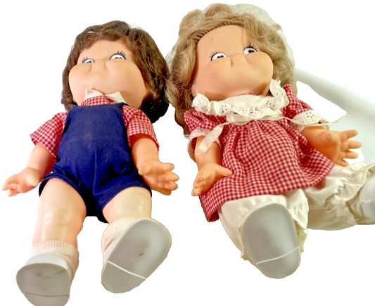 1988 Campbell’s Soup Kids Doll Pair – 12” Vintage Collectible Boy & Girl Set!