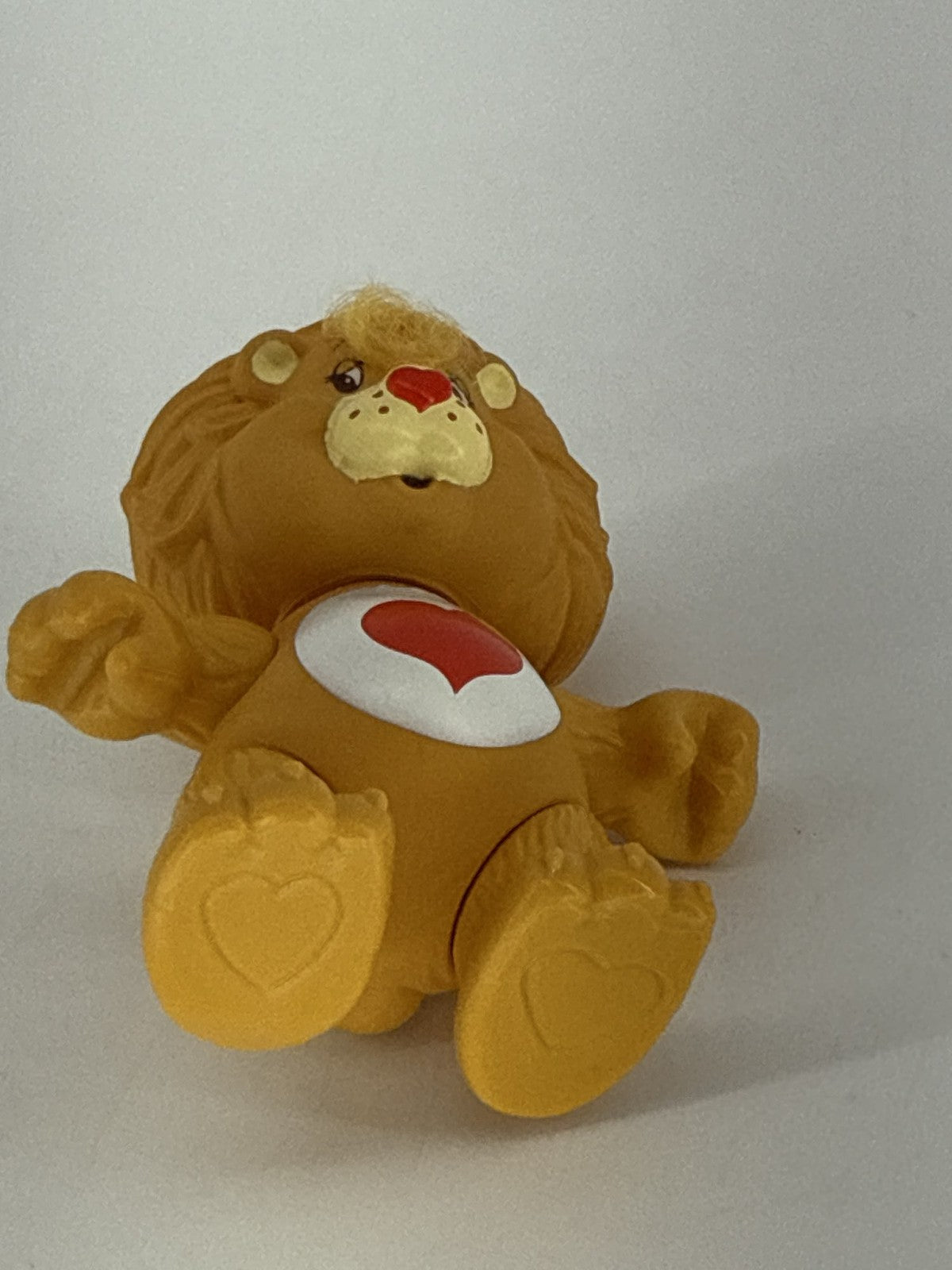 Care Bear Cousins Brave Heart Lion 1985 AGC PVC Poseable Toy