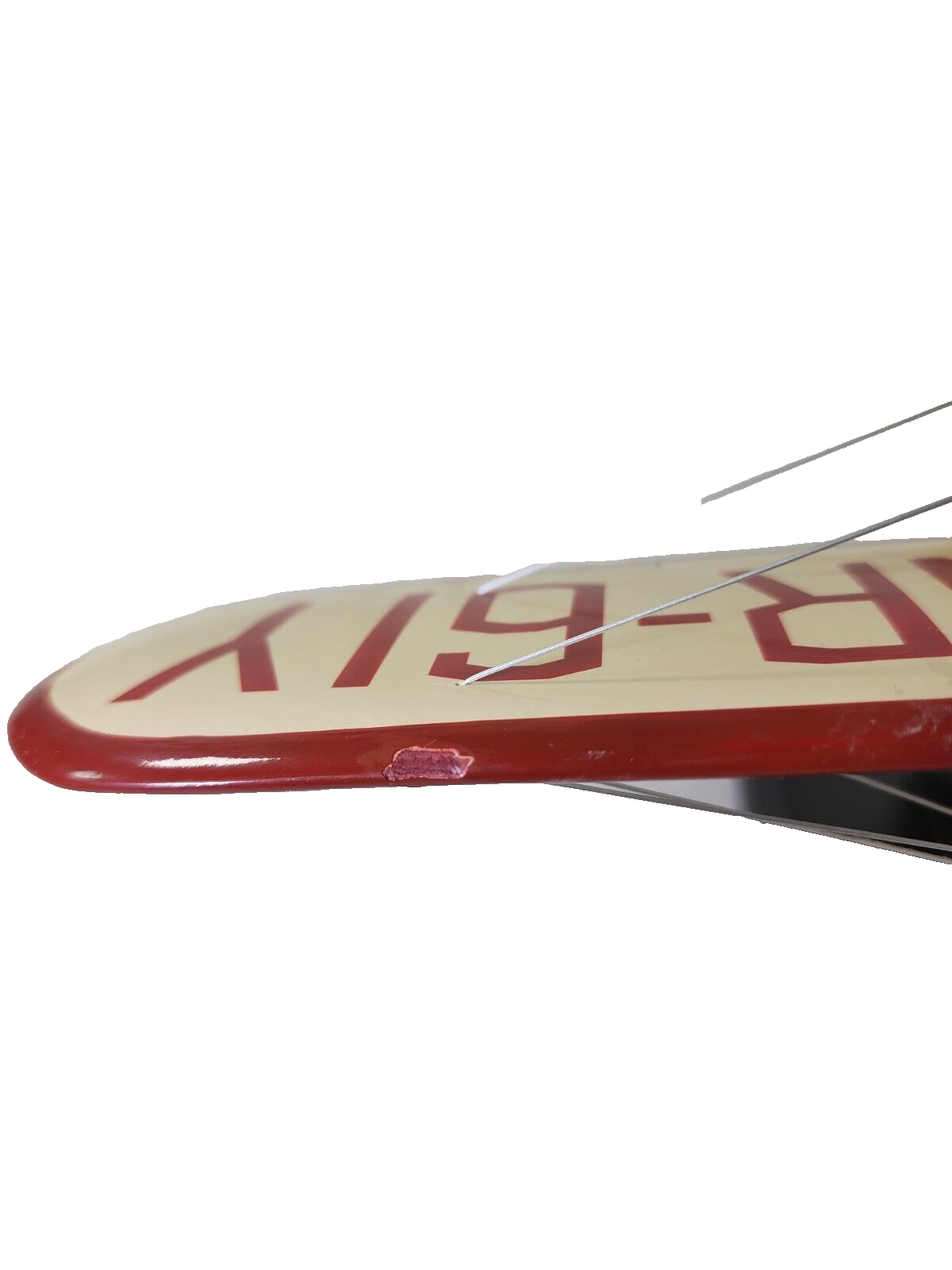 Wedell Williams Racer Gilmore Red Lion Wooden Airplane Model Vintage Collectible
