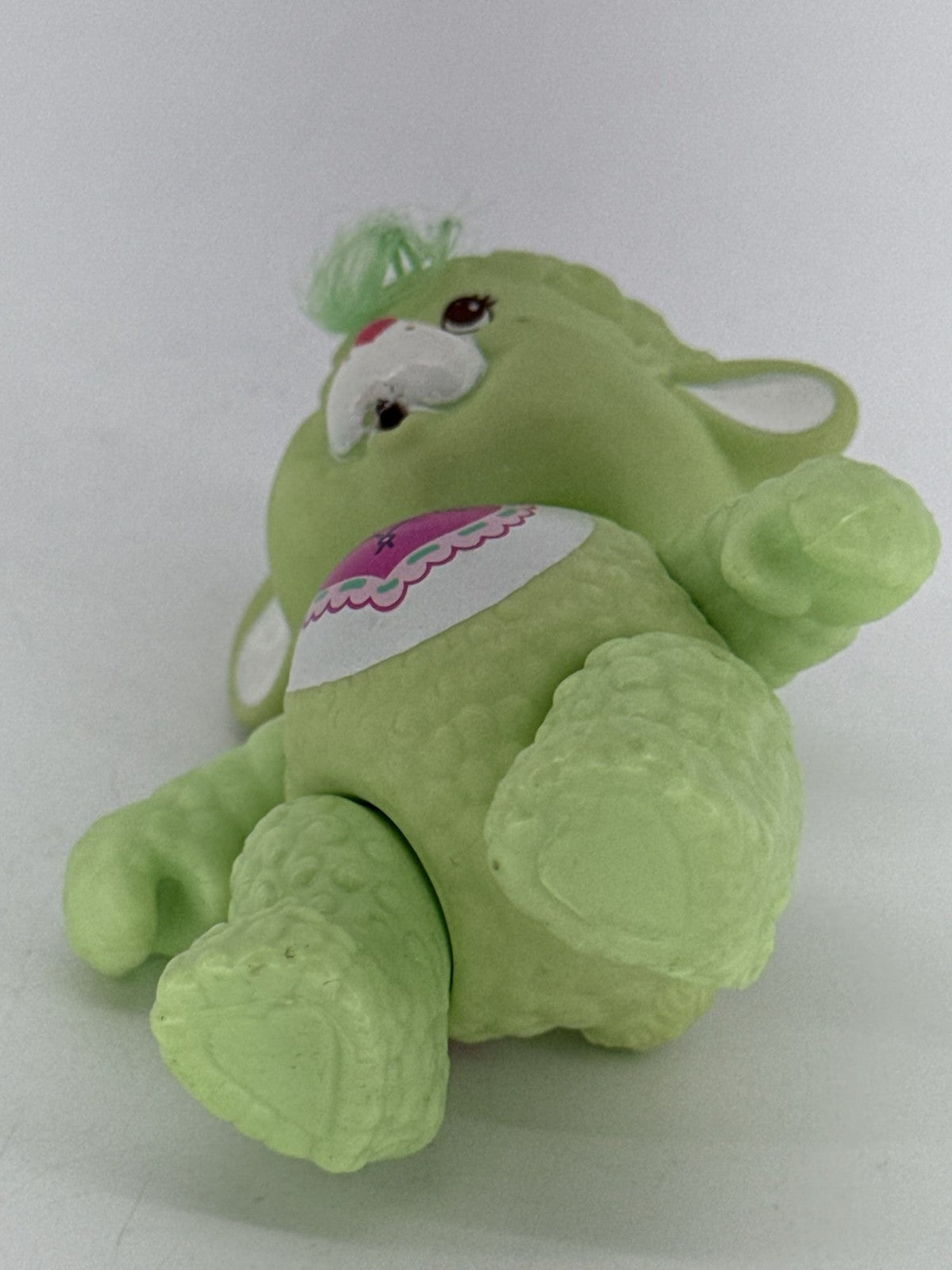 1984 Kenner Care Bear Cousins Gentle Heart Lamb Green Plush 13