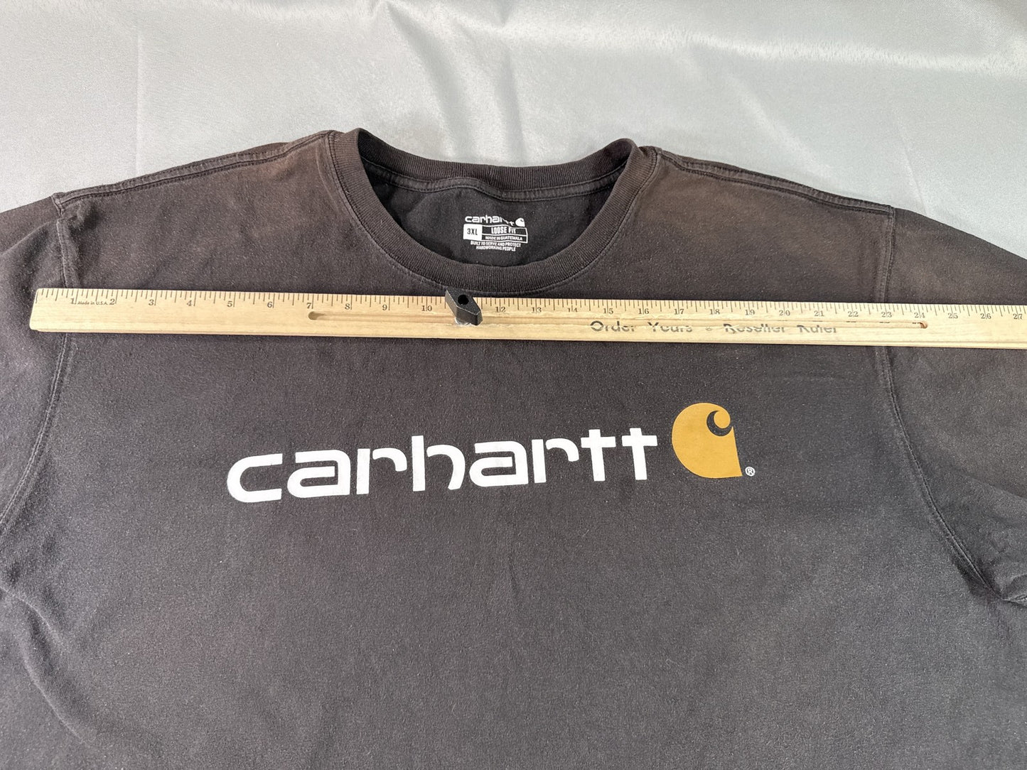 Carhartt Graphic Tee 3XL Black Cotton Short Sleeve Crewneck Workwear Fit