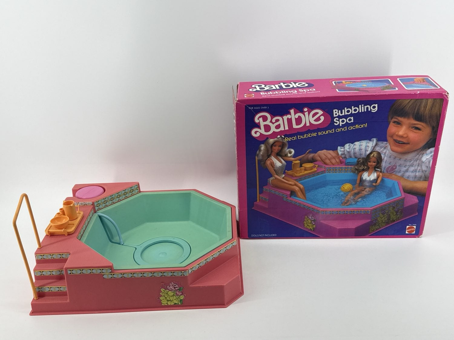 Barbie Bubbling Spa Hot Tub 1983 Mattel #7145 W/ Box