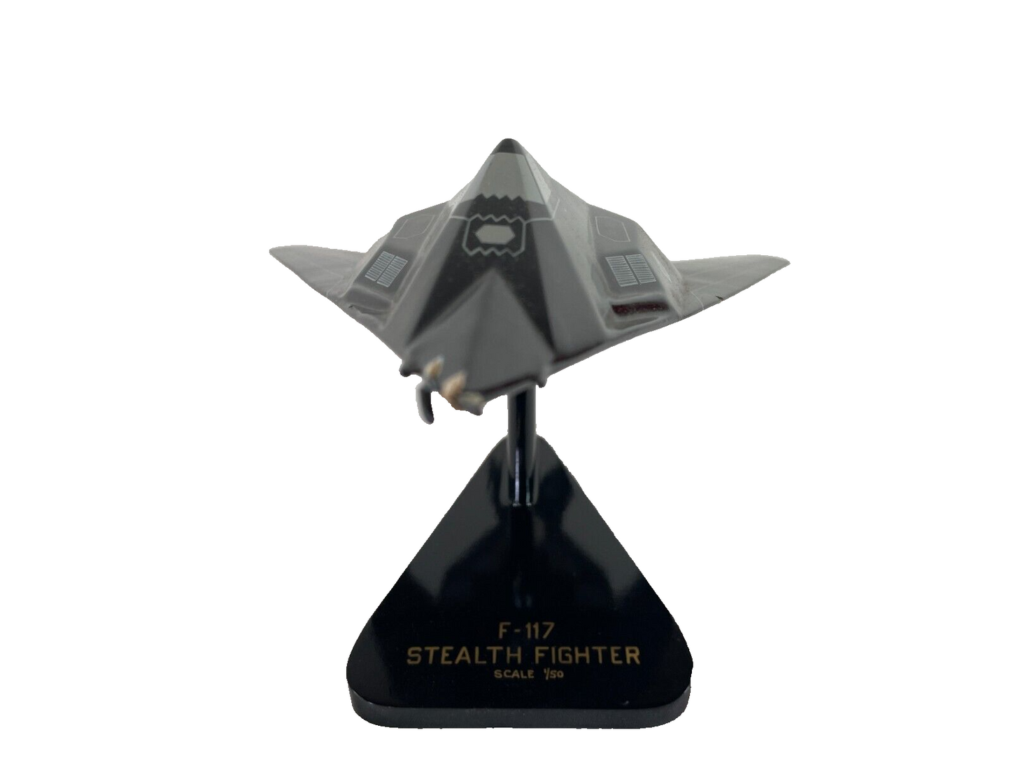 F-117 Stealth Fighter Jet Model 1/50 Scale Black Display Collectible
