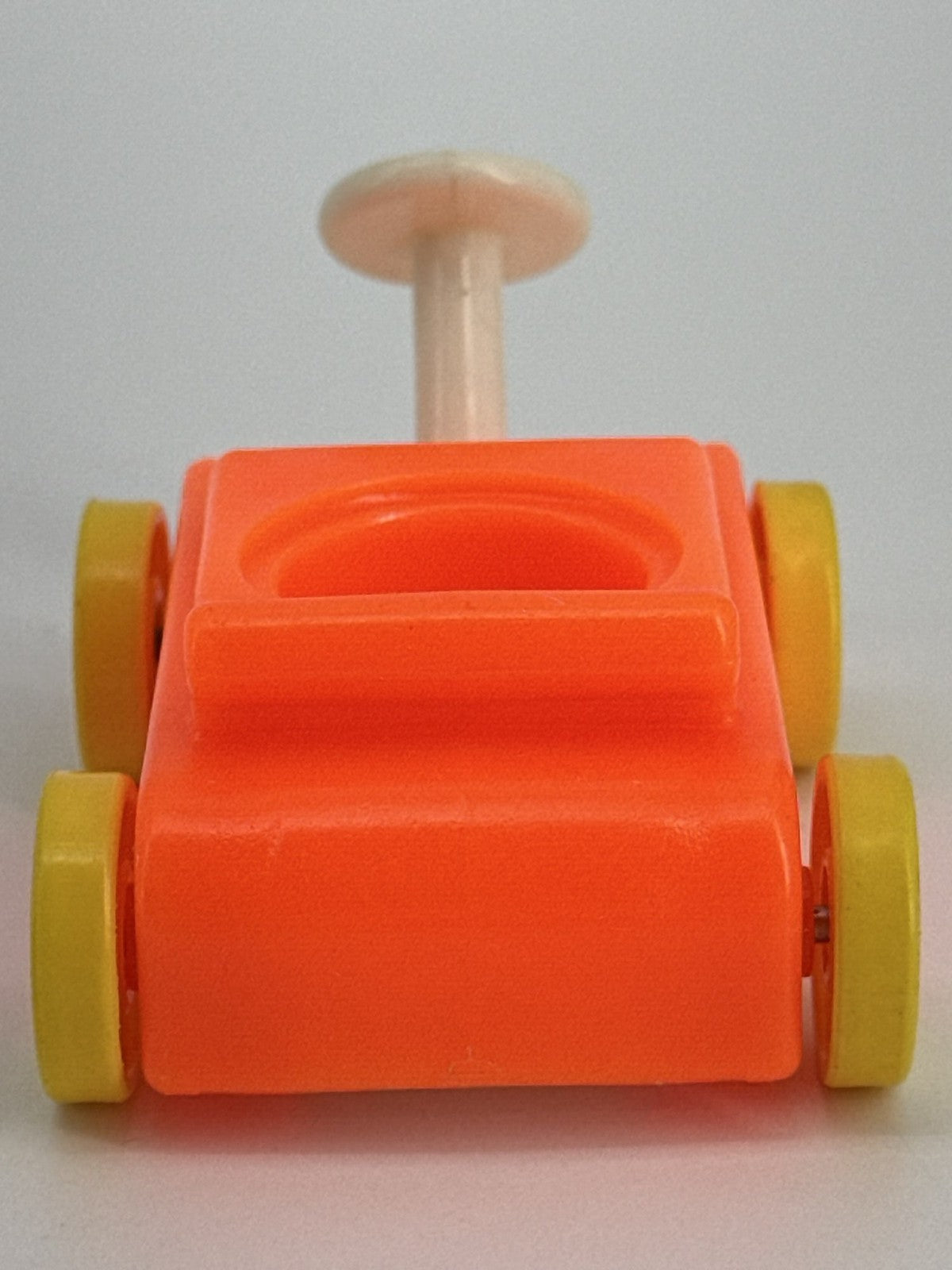 Fisher Price Little People Orange Wagon Yellow Wheels Little Riders Car