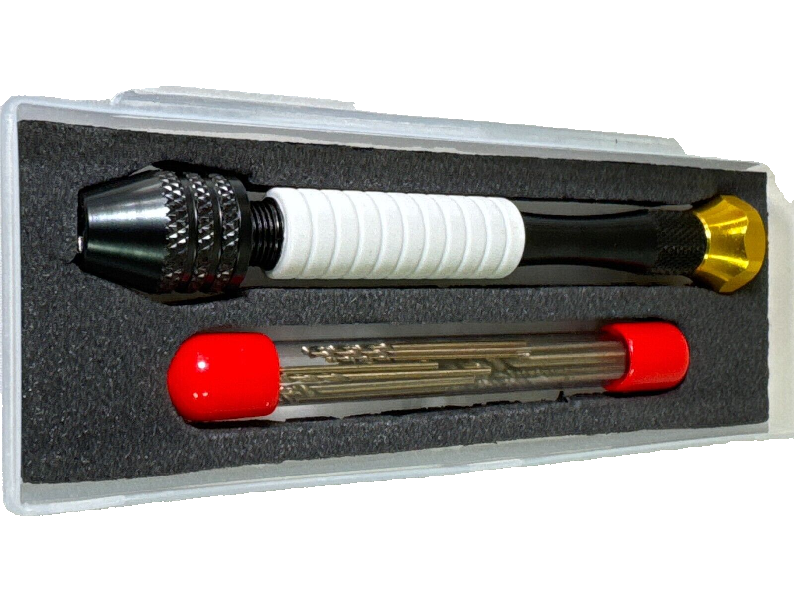 Pin Vise Jewelry Hand Drill Manual w/ Micro Bits Precision CRAFT911 Rotary Tool