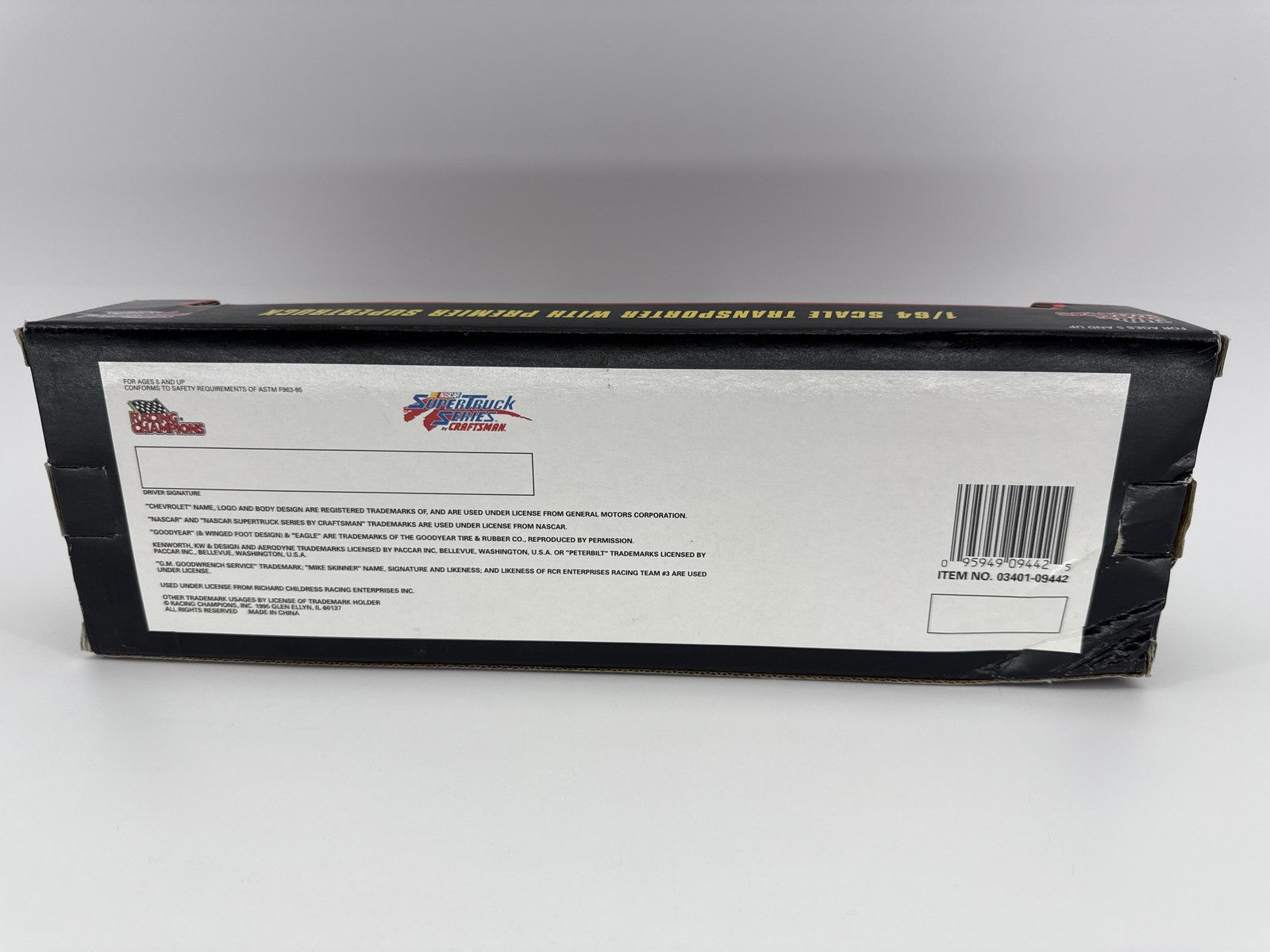 1995 Mike Skinner #3 GM Goodwrench SuperTruck Transporter Racing Champions 1/64