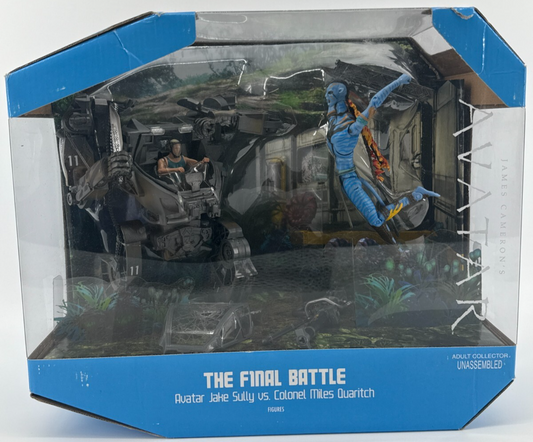 Avatar Final Battle Jake Sully vs Col Miles Quaritch 2010 SDCC Mattel Set NIB