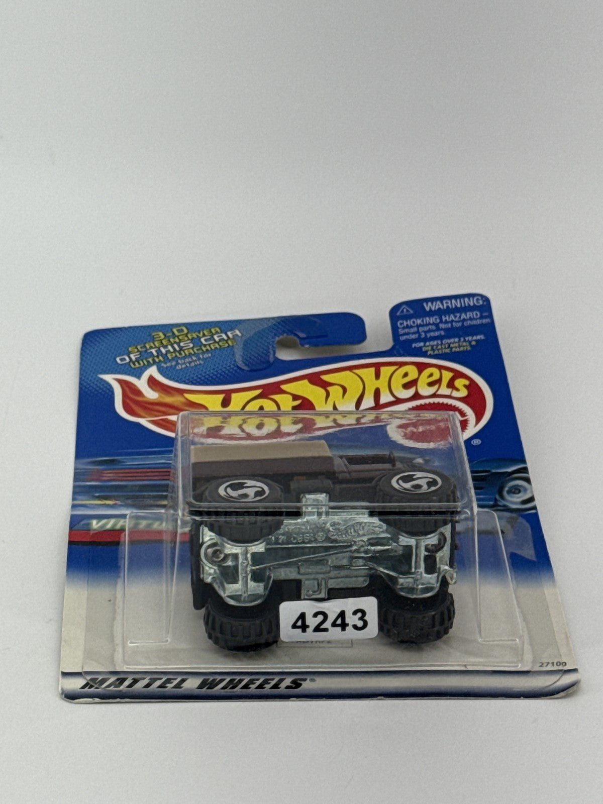 Vintage Hot Wheels Mercedes-Benz Unimog Virtual Collection 2000 Mattel New Seale